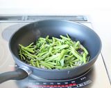 簡単手軽な【空芯菜のぽん酢炒め】作り方3写真