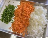 彩り野菜のキーマカレー作り方1写真