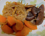 約100kcal！干し椎茸と糸蒟蒻の煮物作り方6写真