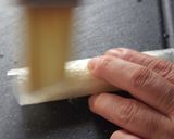 簡単！ライスペーパーで♪チーズハットグ作り方3写真