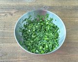 小松菜の棒餃子作り方1写真