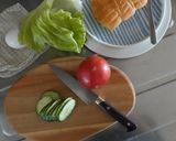 かにパンでサンドイッチ★作り方1写真