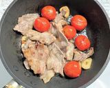 豚バラ肉とミニトマトのマヨネーズ炒め作り方4写真