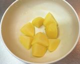 豚じゃがとほうれん草の甘酢炒め♫作り方1写真
