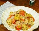 電子レンジで簡単★バジルチキン肉じゃが作り方7写真