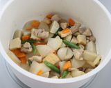 介護食　レンジと麺つゆで時短　筑前煮作り方12写真