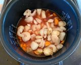冷凍シーフード炊き込みご飯からオムライス作り方3写真