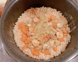 冷凍シーフード炊き込みご飯からオムライス作り方4写真