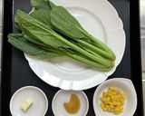 ベジ♪小松菜のコーンバター作り方1写真