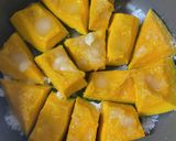 砂糖と醤油と水だけ！田舎のカボチャの甘煮作り方1写真