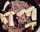 簡単☆豚挽き肉となすのトマト煮込み作り方2写真