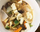 肉無豆腐簡単コク旨中華風梅味噌味野菜炒め作り方15写真