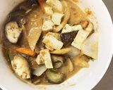 肉無豆腐簡単コク旨中華風梅味噌味野菜炒め作り方17写真