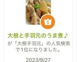 大根と手羽元のうま煮♪作り方13写真
