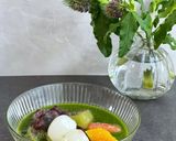 白玉粉で簡単モチモチ★抹茶のお月見団子作り方10写真