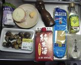 ハマグリと菜の花のパスタ作り方1写真