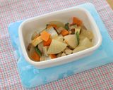 介護食　レンジと麺つゆで時短　筑前煮作り方13写真