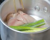 大和肉鶏と大和まなの生春巻き作り方1写真