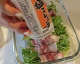 レンジで豆苗の豚肉巻き☆簡単旨タレレシピ作り方4写真
