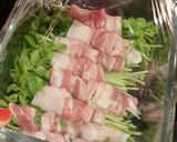 レンジで豆苗の豚肉巻き☆簡単旨タレレシピ作り方5写真