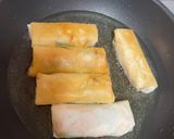 【時短】野菜と豚肉のスピード春巻き作り方5写真