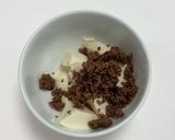 たんぱく質約２６g！お豆腐キムチそぼろ丼作り方1写真