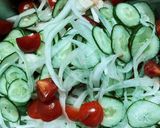デパ地下風★野菜たっぷりイカマリネサラダ作り方1写真