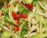 デパ地下風★野菜たっぷりイカマリネサラダ作り方3写真