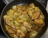 白菜と鶏肉の甘辛煮作り方5写真