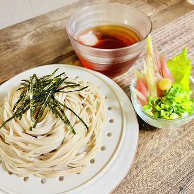 ざるそば様 薬味たっぷり☆ざるそば by くいきんぐ 【クックパッド】 簡単おいしい