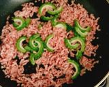 ゴーヤ、レタス、しめじ、ひき肉の炒め物作り方3写真