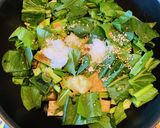 ＼節約レシピ／厚揚げと小松菜のナムル風作り方3写真