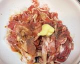 豚こま肉の竜田揚げ♪作り方1写真