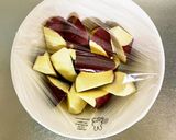さつまいもと豚肉のオイスターソース炒め作り方2写真