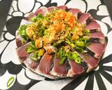 かつおのタタキ(盛付け方の例)作り方3写真
