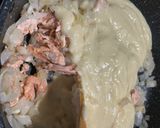 秋鮭で米粉クリームパスタ グルテンフリー作り方7写真