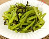 超簡単♪芋づるの塩昆布和え作り方2写真
