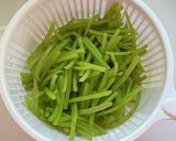 超簡単♪芋づるの塩昆布和え作り方6写真