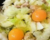 マヨドレ●鶏肉とキャベツの野菜炒め作り方3写真