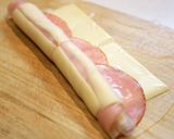 ライスペーパーでハムチーズスティック作り方4写真