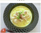 かぼちゃときのこの和風クリームうどん作り方8写真