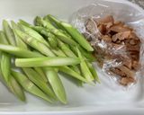 アスパラと鶏チャーシューのナムル作り方1写真