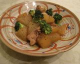 鶏もも肉と大根のバター醤油煮作り方7写真