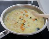 ごろっと！かぼちゃのミルクスープ。作り方3写真