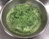 【保育園給食】小松菜どら焼き作り方1写真