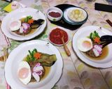 中秋の名月〜月見・和風ハンバーグ〜作り方8写真