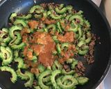 ゴーヤの肉味噌炒め作り方4写真