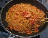 とろけるチーズのトマトスパゲティー作り方8写真
