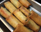 カニカマが美味ほうれん草と玉ねぎの春巻き作り方12写真