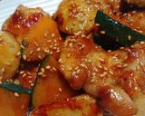 里芋と鶏肉の照り焼き作り方11写真